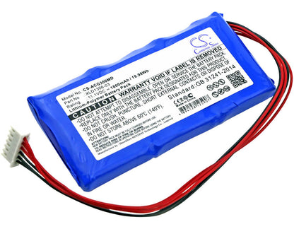 11.1V, 1800mAh, Li-Polymer Battery fits Aricon, Ecg-3b, Ecg-3d, 19.98Wh