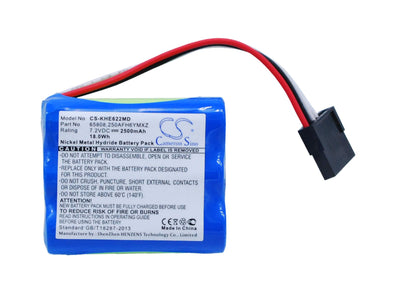 7.2V, 2500mAh, Ni-MH Battery fits Keeler Headlamp, 1202-p-6229, 291980, 18Wh
