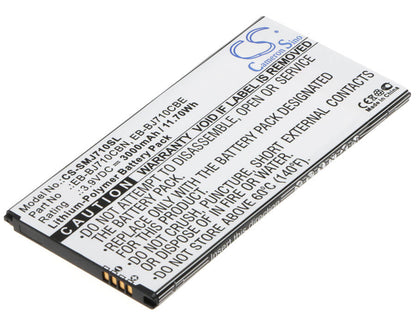 3.9V, 3000mAh, Li-Polymer Battery fits Samsung, Galaxy J7 2016, Galaxy J7 6 Duos Td-lte, 11.7Wh