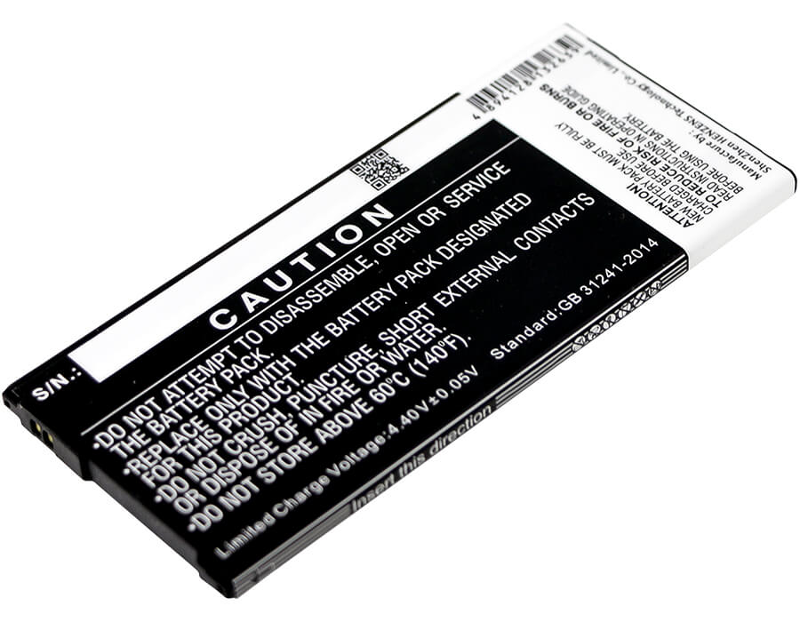 3.85V, 3300mAh, Li-ion Battery fits Samsung, Galaxy A7 2016 Duos, Galaxy A7 2016 Duos Td-lte, 12.705Wh