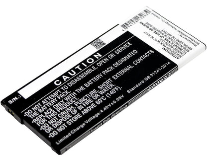 3.85V, 3300mAh, Li-ion Battery fits Samsung, Galaxy A7 2016 Duos, Galaxy A7 2016 Duos Td-lte, 12.705Wh