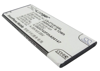 3.8V, 2400mAh, Li-ion Battery fits Zte, Blade L3 Plus, N9180, 9.12Wh