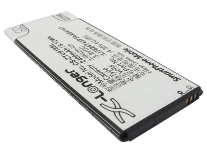 3.8V, 2400mAh, Li-ion Battery fits Zte, Blade L3 Plus, N9180, 9.12Wh