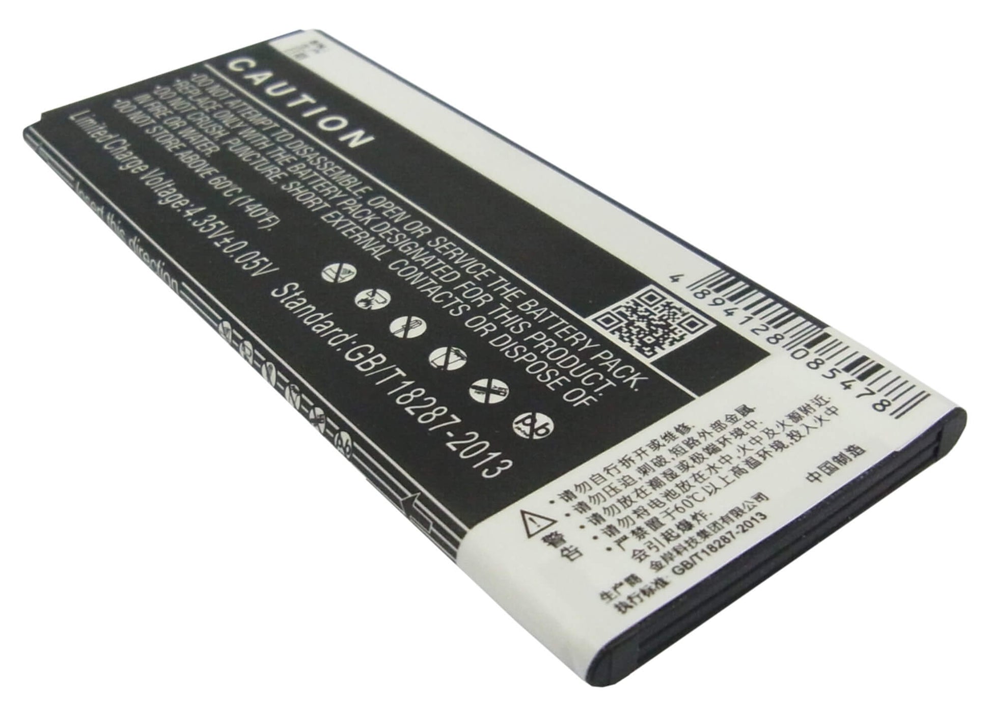 3.8V, 2400mAh, Li-ion Battery fits Zte, Blade L3 Plus, N9180, 9.12Wh