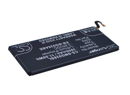 3.85V, 3000mAh, Li-Polymer Battery fits Samsung, Galaxy S6 Edge Dual Sim, Galaxy S6 Edge Plus, 11.55Wh