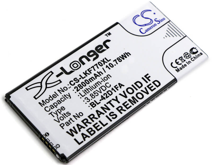 3.85V, 2800mAh, Li-ion Battery fits Lg, F770s, G5 Mini, 10.78Wh