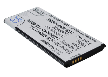 CS-SMN917XL, Mobile, Smartphone 3.85V, 3220mAh, Li-ion Battery fits Samsung, Galaxy Note 4, Sm-n910a, 12.397Wh