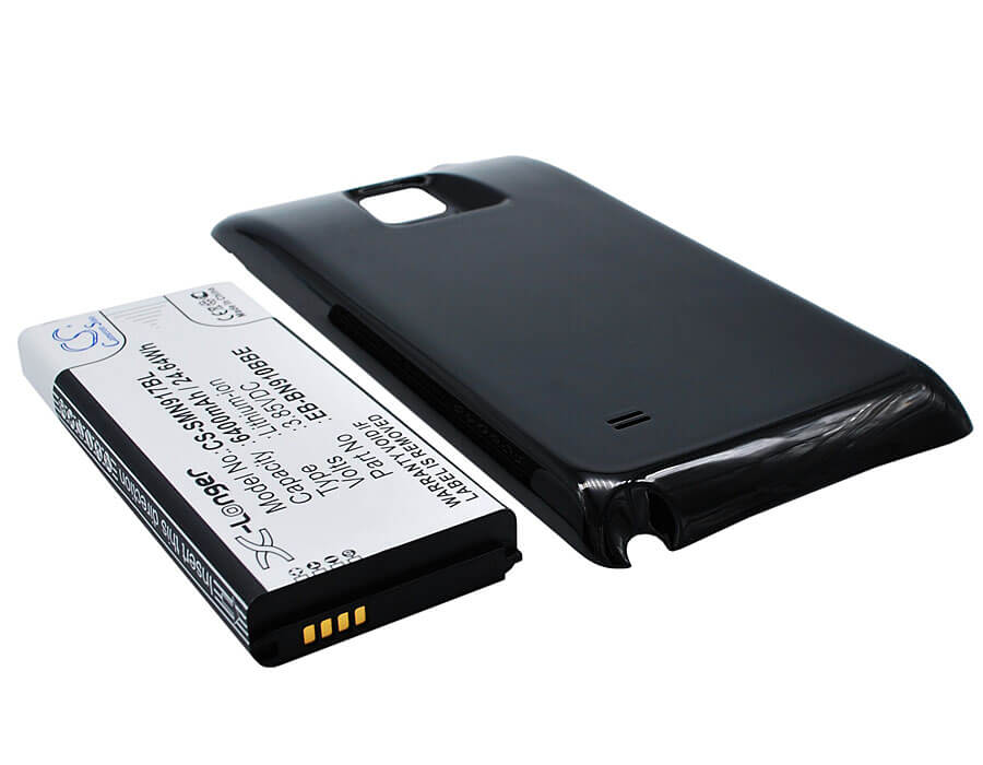 CS-SMN917BL, Mobile, Smartphone 3.85V, 6400mAh, Li-ion Battery fits Samsung, Galaxy Note 4, Sm-n910a, 24.64Wh