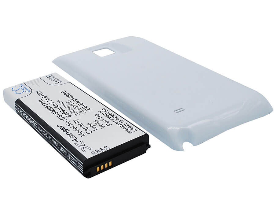 CS-SMN917HL, Mobile, Smartphone 3.85V, 6400mAh, Li-ion Battery fits Samsung, Galaxy Note 4, Sm-n910a, 24.64Wh