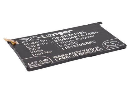3.8V, 2300mAh, Li-Polymer Battery fits Sony Ericsson, Amami, Amami Maki, 8.74Wh