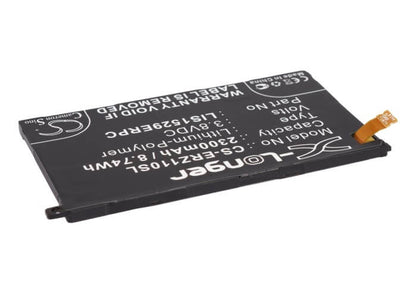 3.8V, 2300mAh, Li-Polymer Battery fits Sony Ericsson, Amami, Amami Maki, 8.74Wh
