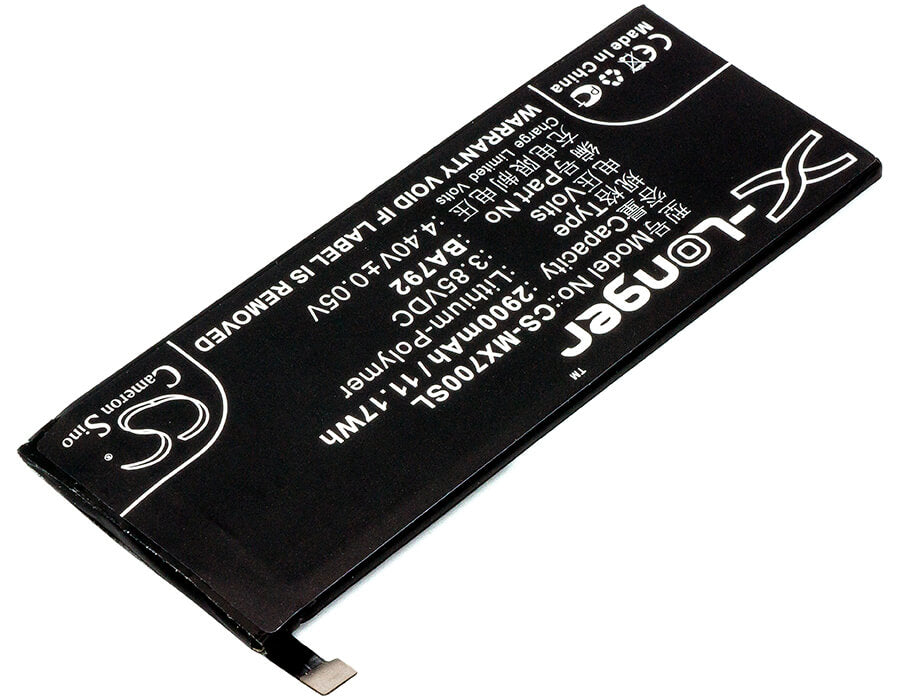 3.85V, 2900mAh, Li-Polymer Battery fits Meizu, M792c, M792q, 11.165Wh