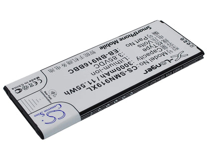 CS-SMN919XL, Mobile, Smartphone 3.85V, 3000mAh, Li-ion Battery fits Samsung, Galaxy Note 4 ( China Mobile ), Sm-n9100, 11.55Wh