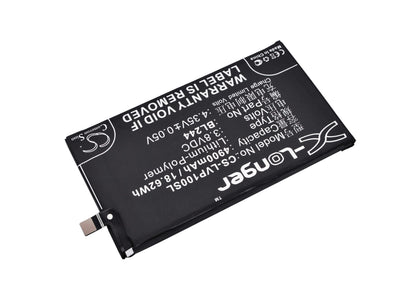 3.8V, 4900mAh, Li-Polymer Battery fits Lenovo, P1 Turbo, P1c58, 18.62Wh