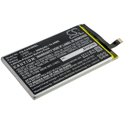 3.8V, 3800mAh, Li-Polymer Battery fits Caterpillar, Cat S48c, 14.44Wh