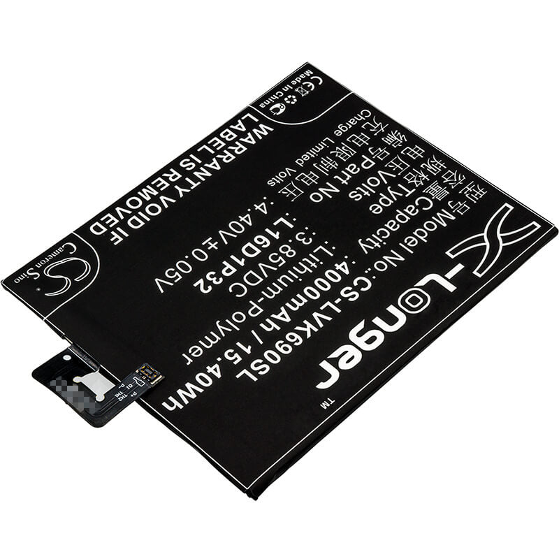 3.85V, 4000mAh, Li-Polymer Battery fits Lenovo, Pb2-670n, Pb2-690n, 15.4Wh