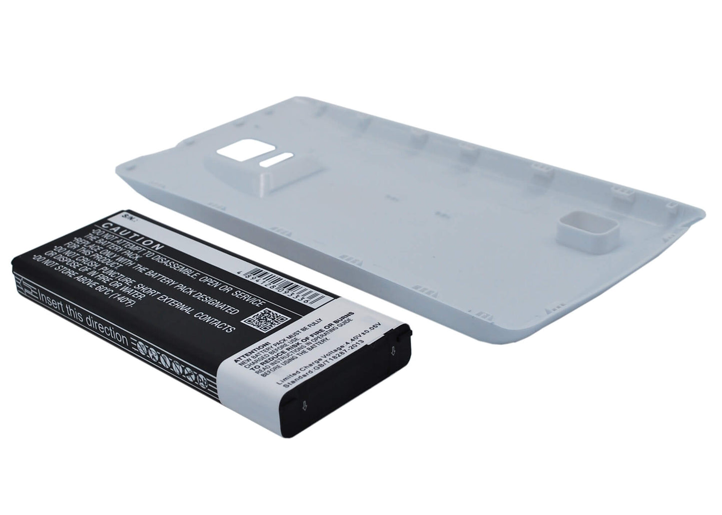 White, 3.85V, 6000mAh, Li-ion Battery fits Samsung, Galaxy Note 4 ( China Mobile ), Sm-n9100, 23.1Wh