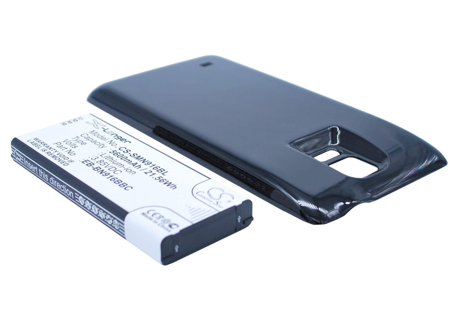 Black, 3.85V, 5600mAh, Li-ion Battery fits Samsung, Galaxy Note 4 ( China Mobile ), Sm-n9100, 21.56Wh
