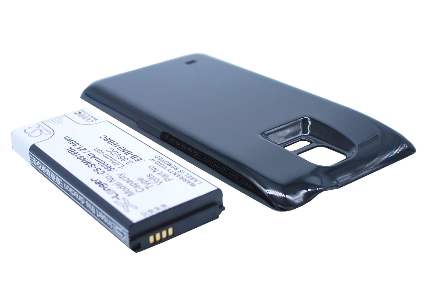 Black, 3.85V, 5600mAh, Li-ion Battery fits Samsung, Galaxy Note 4 ( China Mobile ), Sm-n9100, 21.56Wh