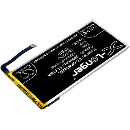 3.85V, 3800mAh, Li-Polymer Battery fits Google, Pixel 5, 14.63Wh