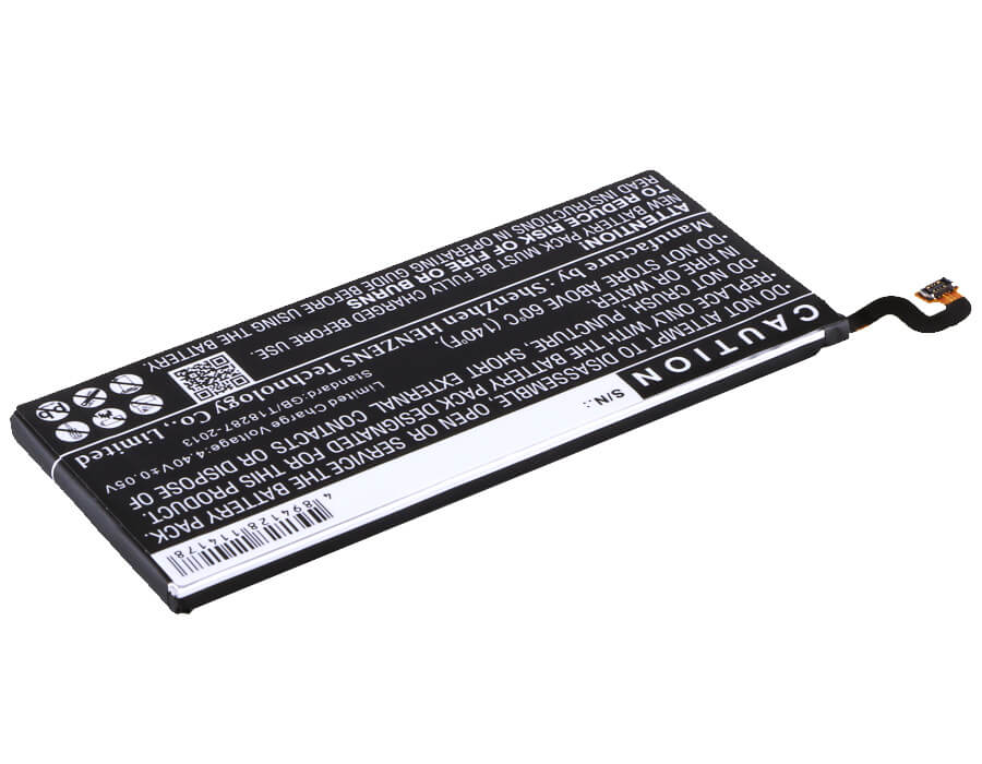 3.85V, 3600mAh, Li-Polymer Battery fits Samsung, Galaxy S7 Edge, Galaxy S7 Edge Xlte, 13.86Wh