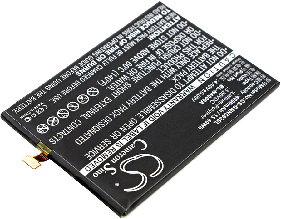 3.85V, 4000mAh, Li-Polymer Battery fits Gionee, Gn5003, Gn5003s, 15.4Wh