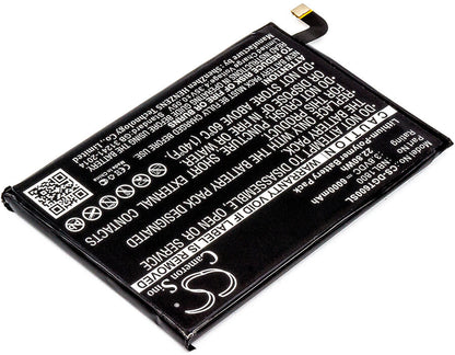 3.8V, 6000mAh, Li-Polymer Battery fits Doogee, Homtom Ht6, T6, 22.8Wh
