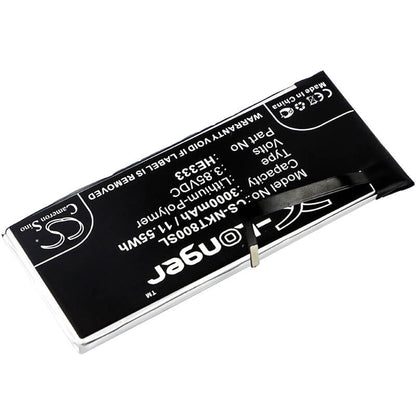 3.85V, 3000mAh, Li-Polymer Battery fits Nokia, 8 Sirocco, 8 Sirocco Global Dual Sim, 11.55Wh