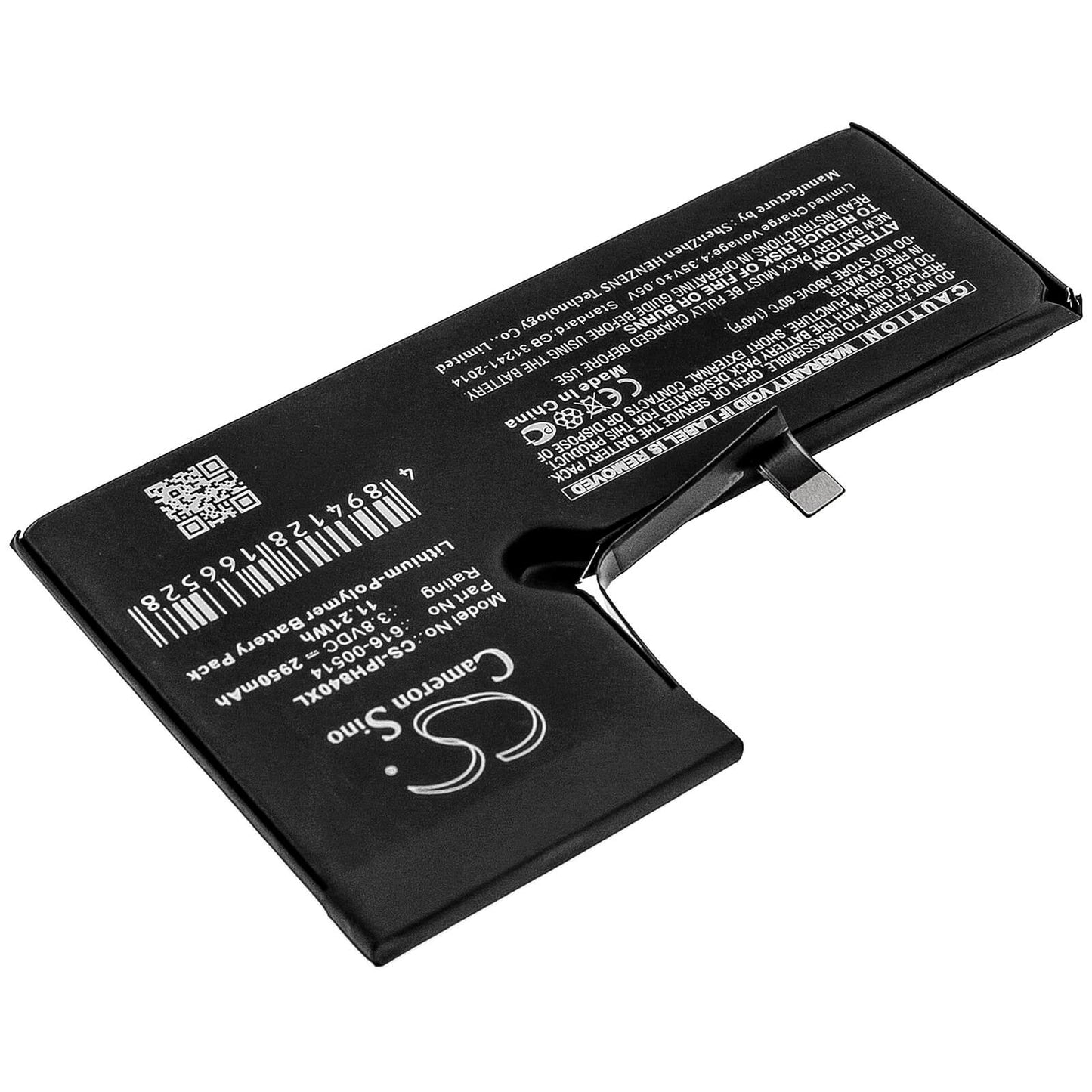 3.8V, 2950mAh, Li-Polymer Battery fits Apple, A1920, A2097, 11.21Wh