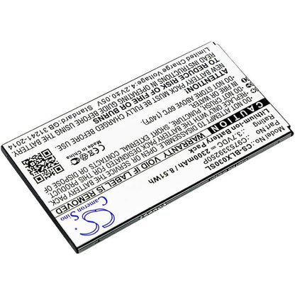 3.7V, 2300mAh, Li-ion Battery fits Blu, D0030uu, Dash X Plus Lte, 8.51Wh