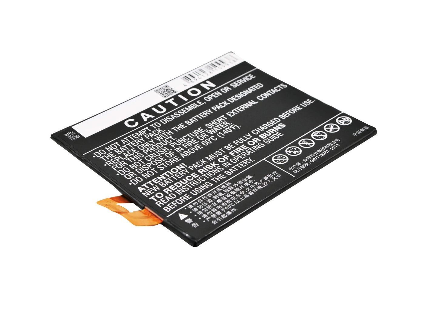 3.8V, 3400mAh, Li-Polymer Battery fits Lenovo, Pb1-770n, Pb1-770n Dual Sim Td-lte, 12.92Wh