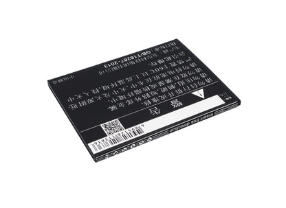 3.7V, 1900mAh, Li-ion Battery fits Zopo, 9515, C2, 7.03Wh