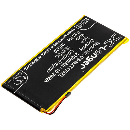 3.8V, 2700mAh, Li-Polymer Battery fits Motorola, Moto G5s, Moto G6, 10.26Wh