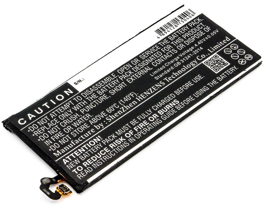 3.85V, 3600mAh, Li-Polymer Battery fits Samsung, Galaxy J7 2017, Galaxy J7 2017 Duos Td-lte, 13.86Wh