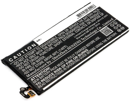 3.85V, 3600mAh, Li-Polymer Battery fits Samsung, Galaxy J7 2017, Galaxy J7 2017 Duos Td-lte, 13.86Wh