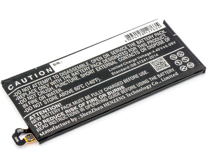 3.85V, 3600mAh, Li-Polymer Battery fits Samsung, Galaxy A7 2017, Galaxy A7 2017 Duos Td-lte, 13.86Wh