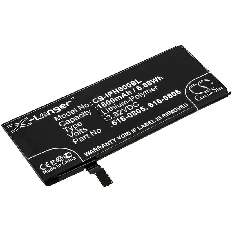 3.82V, 1800mAh, Li-Polymer Battery fits Apple, A1549, A1586, 6.876Wh