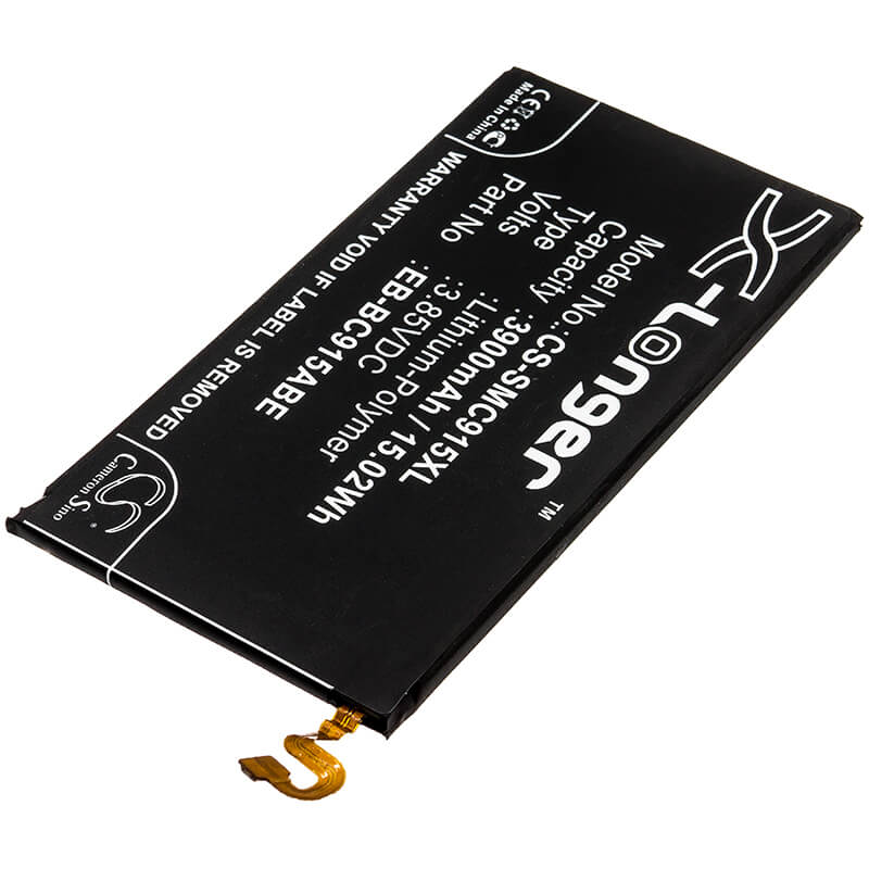 3.85V, 3900mAh, Li-Polymer Battery fits Samsung, Galaxy C10, Sm-c9150, 15.015Wh