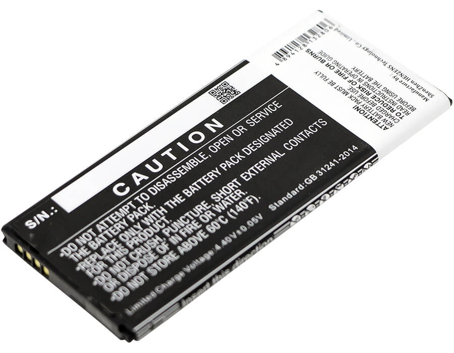 3.85V, 1900mAh, Li-ion Battery fits Samsung, Galaxy Alpha, Galaxy Alpha Lte-a, 7.315Wh