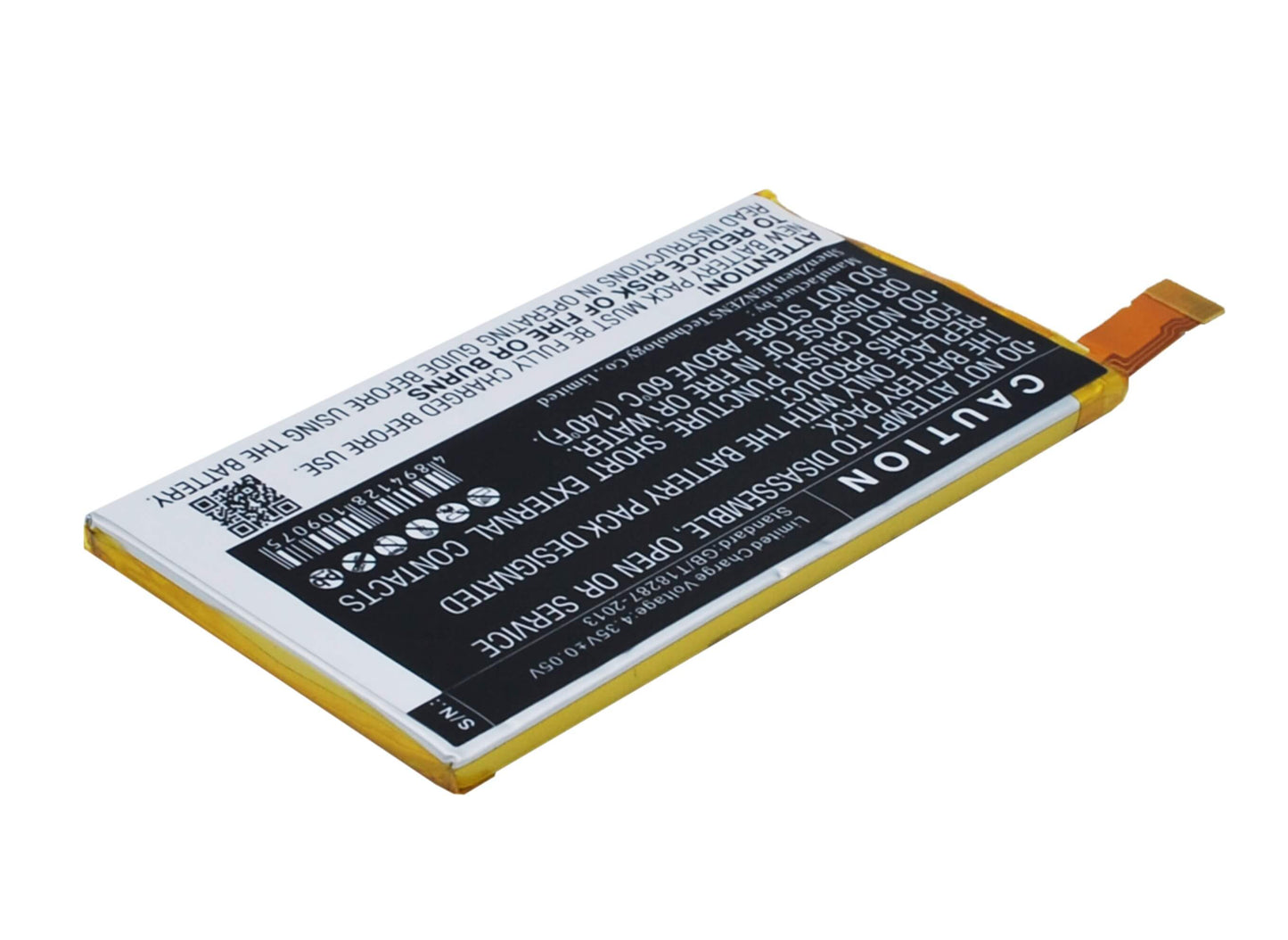 3.8V, 3000mAh, Li-Polymer Battery fits Sony Ericsson, Canopus, Canopus Anna, 11.4Wh