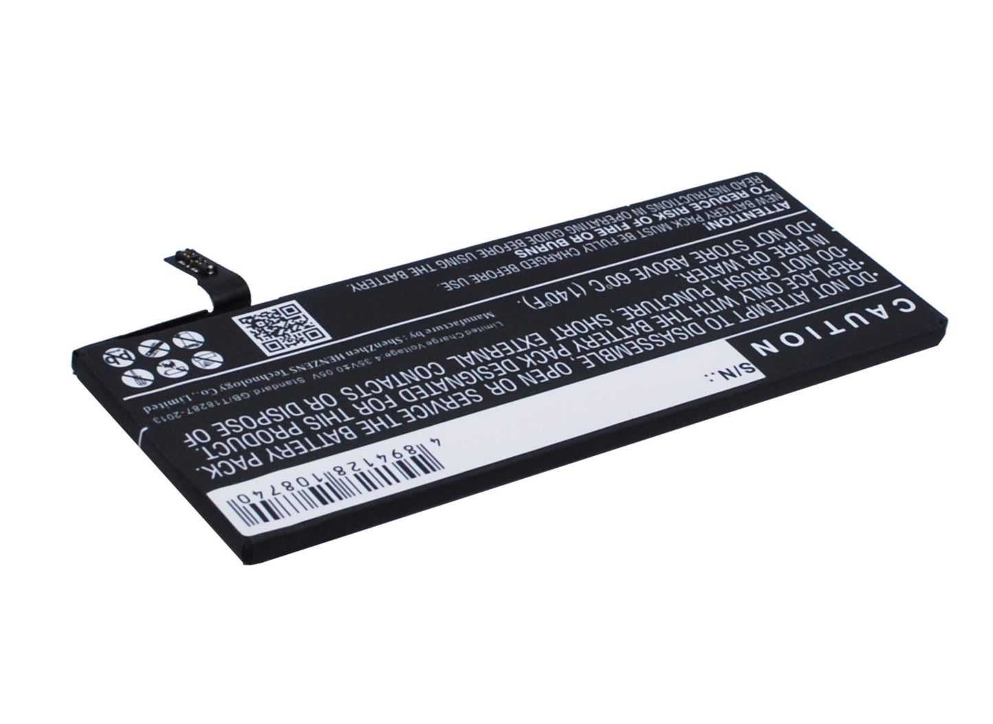 3.8V, 1715mAh, Li-Polymer Battery fits Apple, A1633, A1688, 6.517Wh