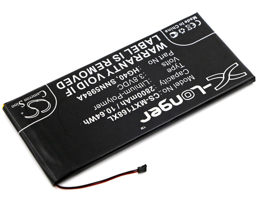 3.8V, 2800mAh, Li-Polymer Battery fits Motorola, Moto G5 Plus, Moto G5 Plus Dual Sim, 10.64Wh
