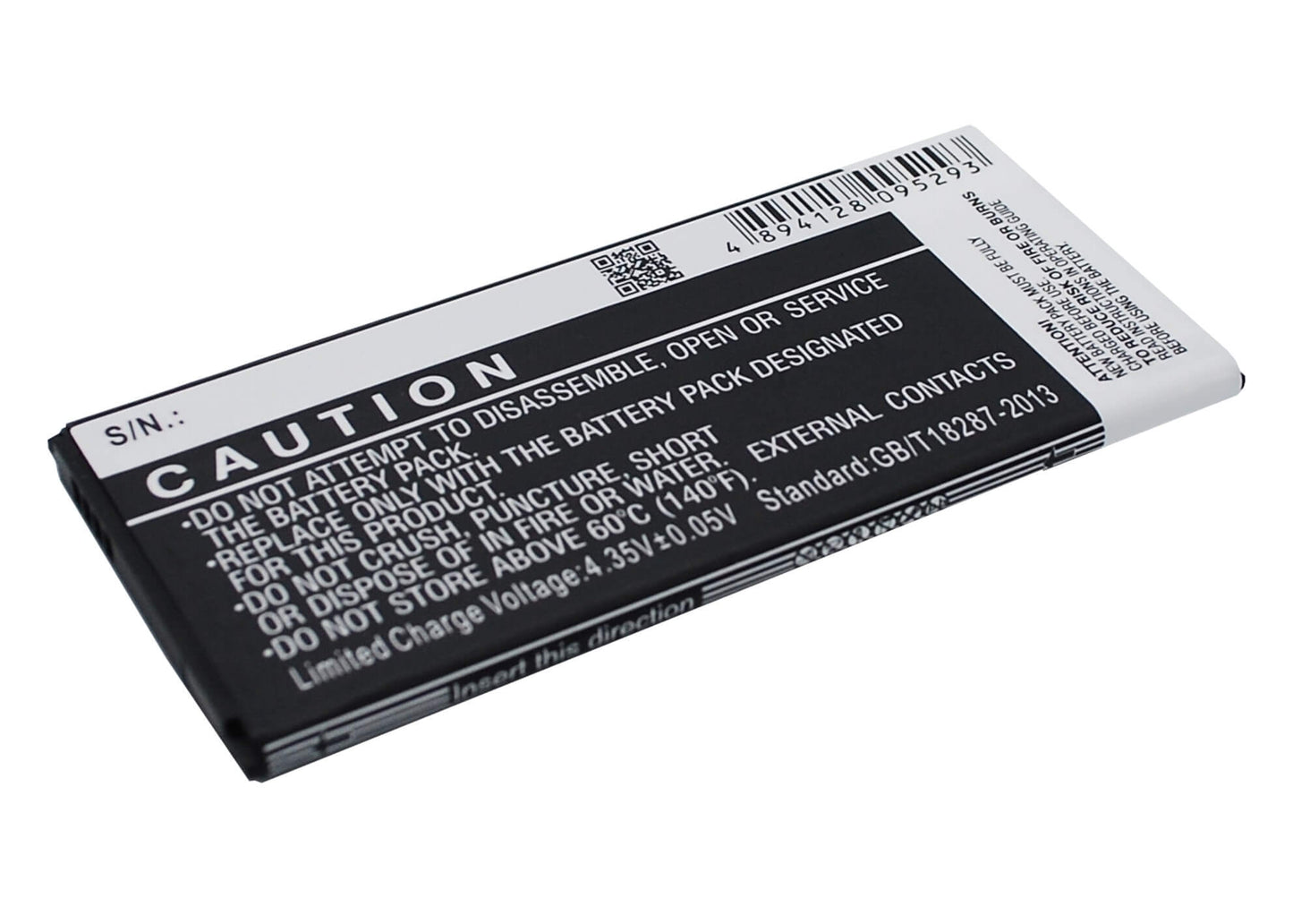 3.8V, 2800mAh, Li-ion Battery fits Samsung, Galaxy Mega 2, Galaxy Mega 2 Duos, 10.64Wh