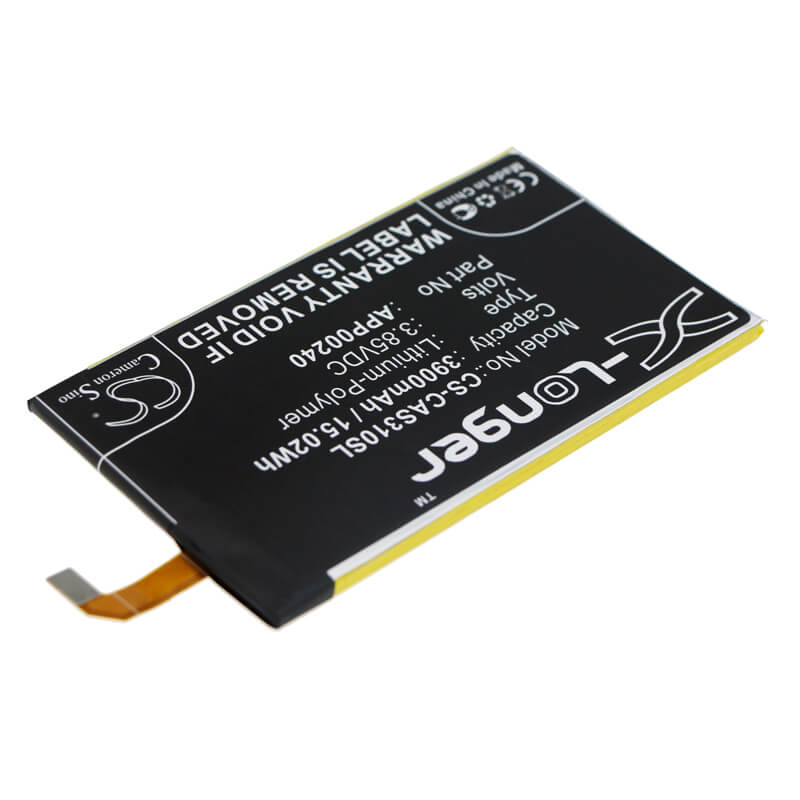 3.85V, 3900mAh, Li-Polymer Battery fits Caterpillar, S31, 15.015Wh