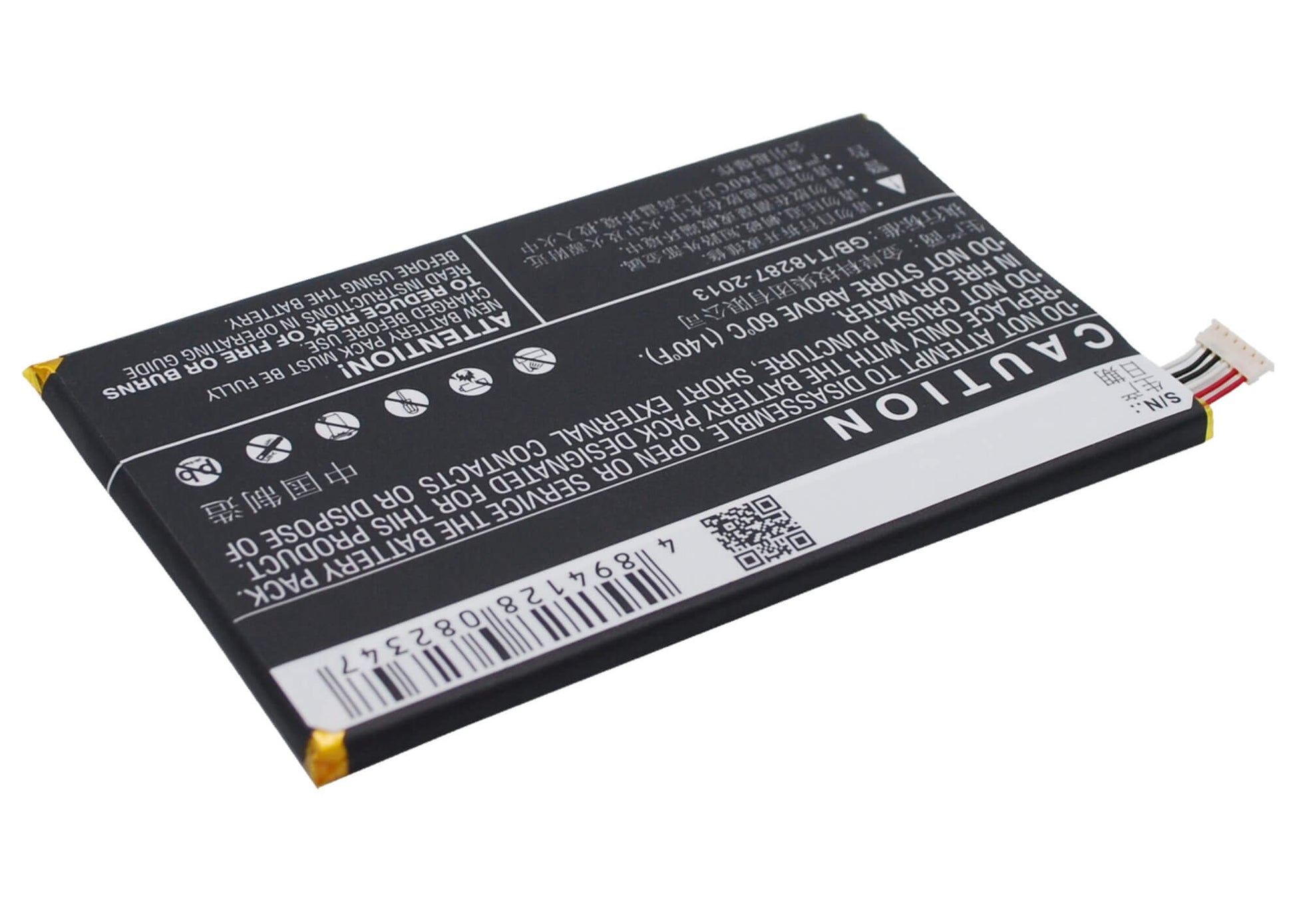 3.8V, 3400mAh, Li-Polymer Battery fits Tcl, N3y910t, Y910, 12.92Wh