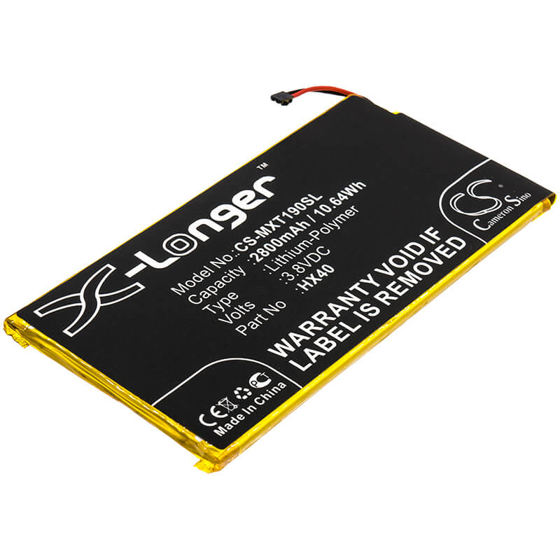 3.8V, 2800mAh, Li-Polymer Battery fits Motorola, Moto X4, Moto X4 Dual Sim, 10.64Wh