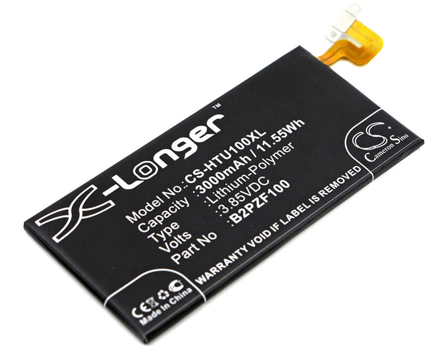 3.85V, 3000mAh, Li-Polymer Battery fits Htc, 2pzf100, Ocean Note, 11.55Wh