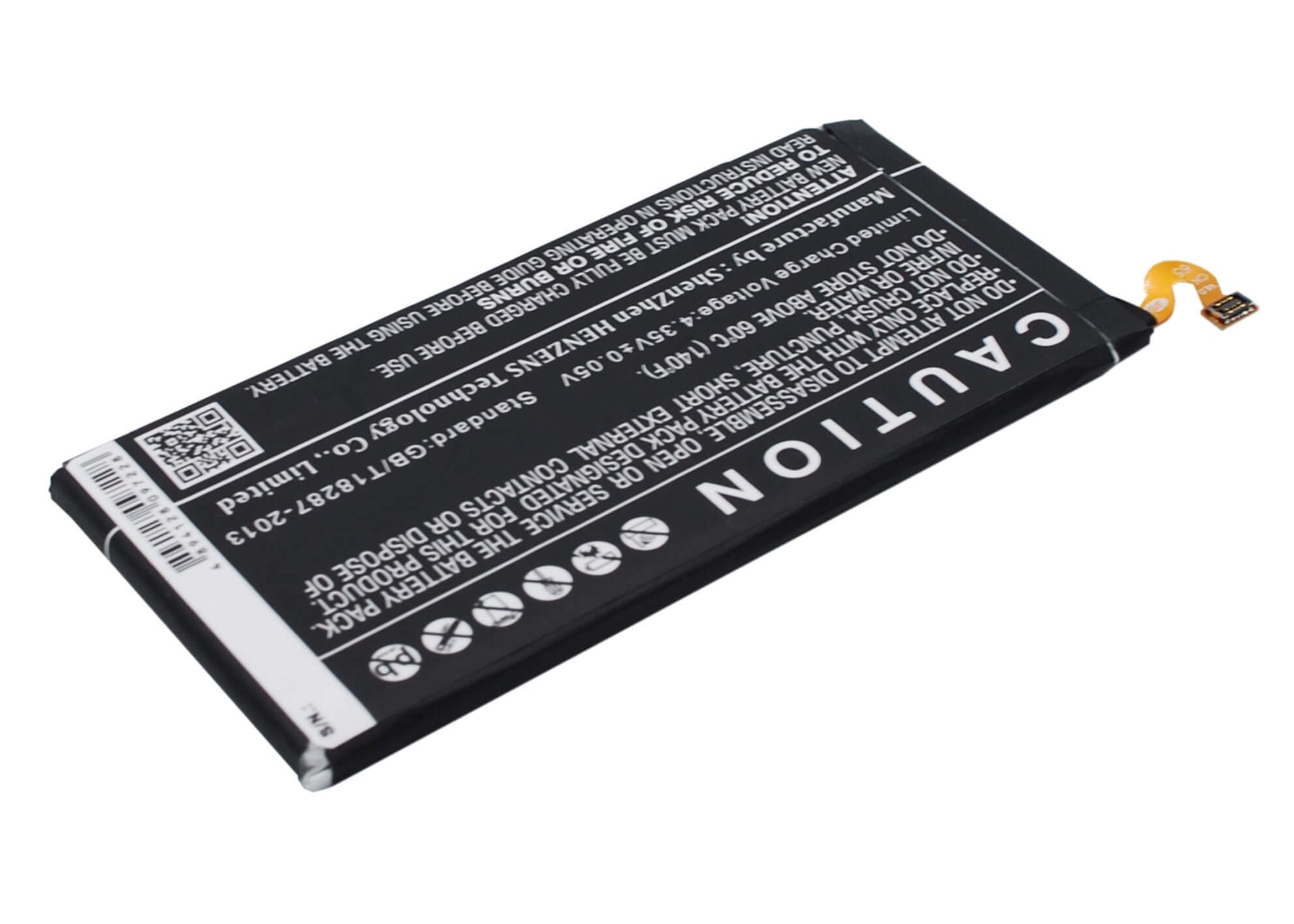 3.8V, 2950mAh, Li-Polymer Battery fits Samsung, Galaxy E7, Galaxy E7 Duo, 11.21Wh