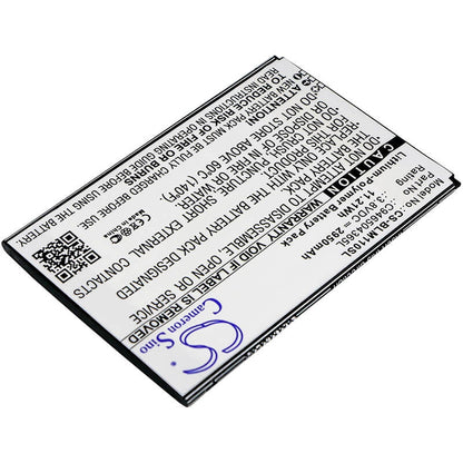 3.8V, 2950mAh, Li-Polymer Battery fits Blu, L0110ee, L0110uu, 11.21Wh