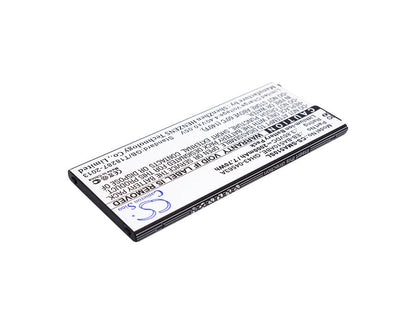 3.85V, 2000mAh, Li-ion Battery fits Samsung, Galaxy A5 2016 Duos, Sm-a5100, 7.7Wh